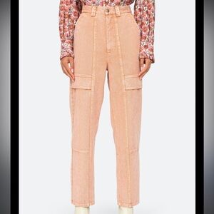 Sea NY Women’s Hildur Jeans, rose color, size 6